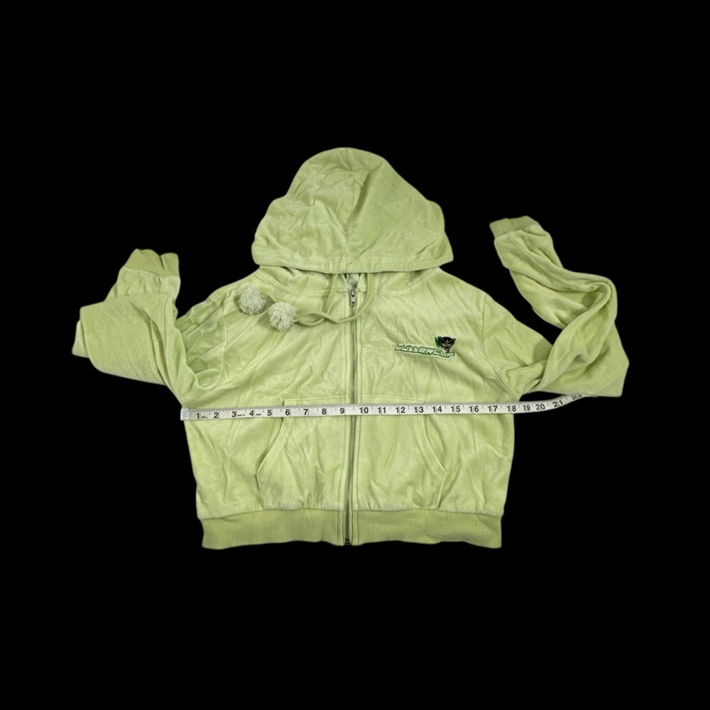 Dolls Kill x The Powerpuff Girls Size XL Sweatshirt Hoodie Velour Crop - Picture 6 of 9